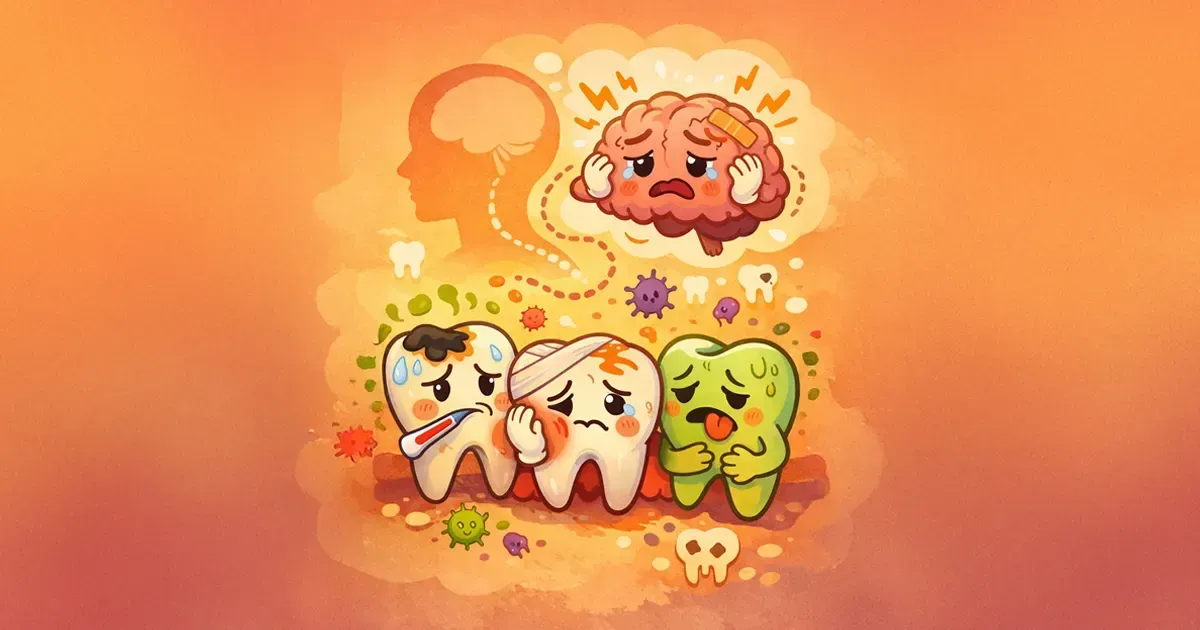 أمراض اللثة والسوس مربوطة وايد بارتفاع خطر السكتة الدماغية